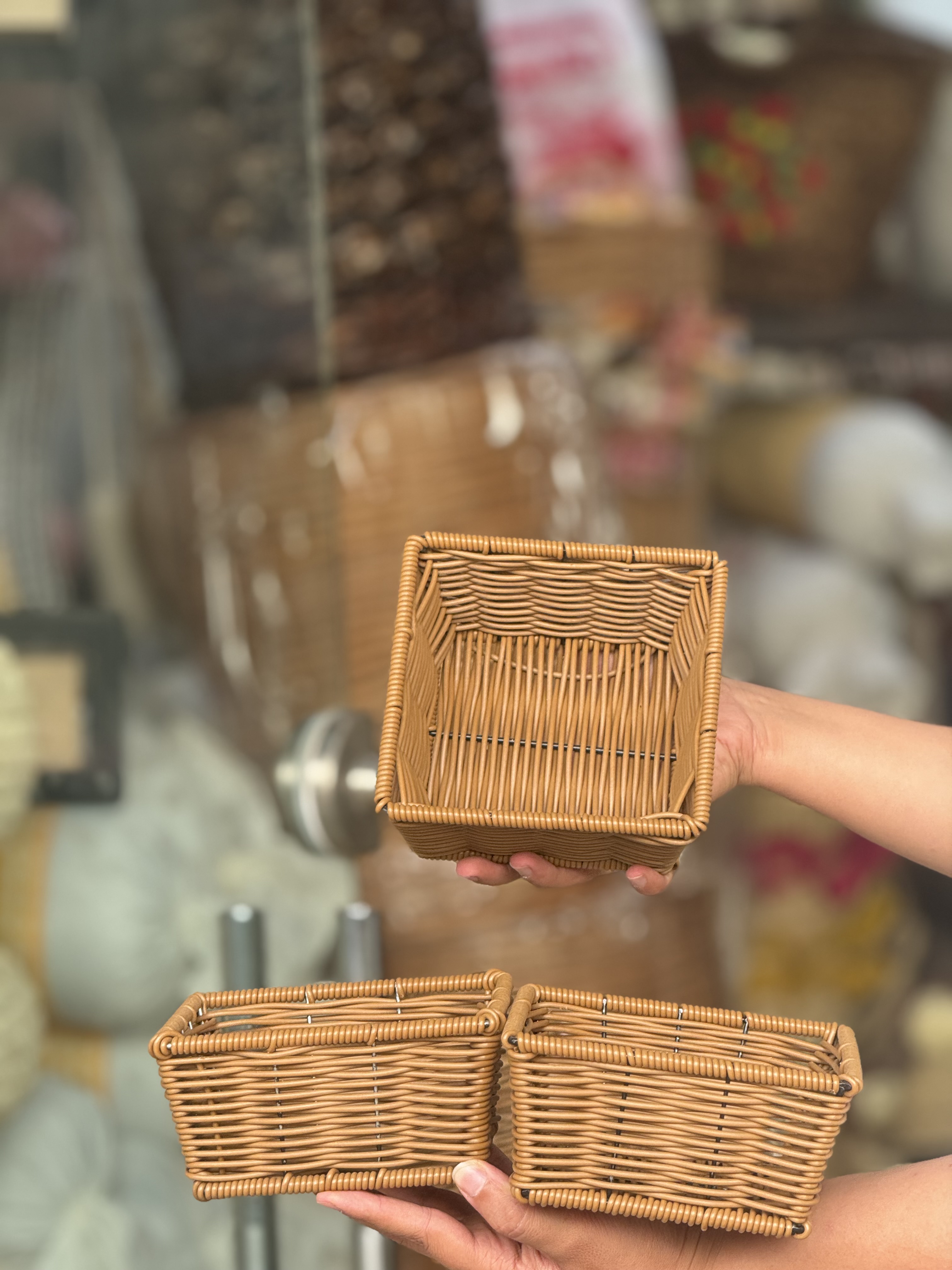 سبد سبزی مفتولی