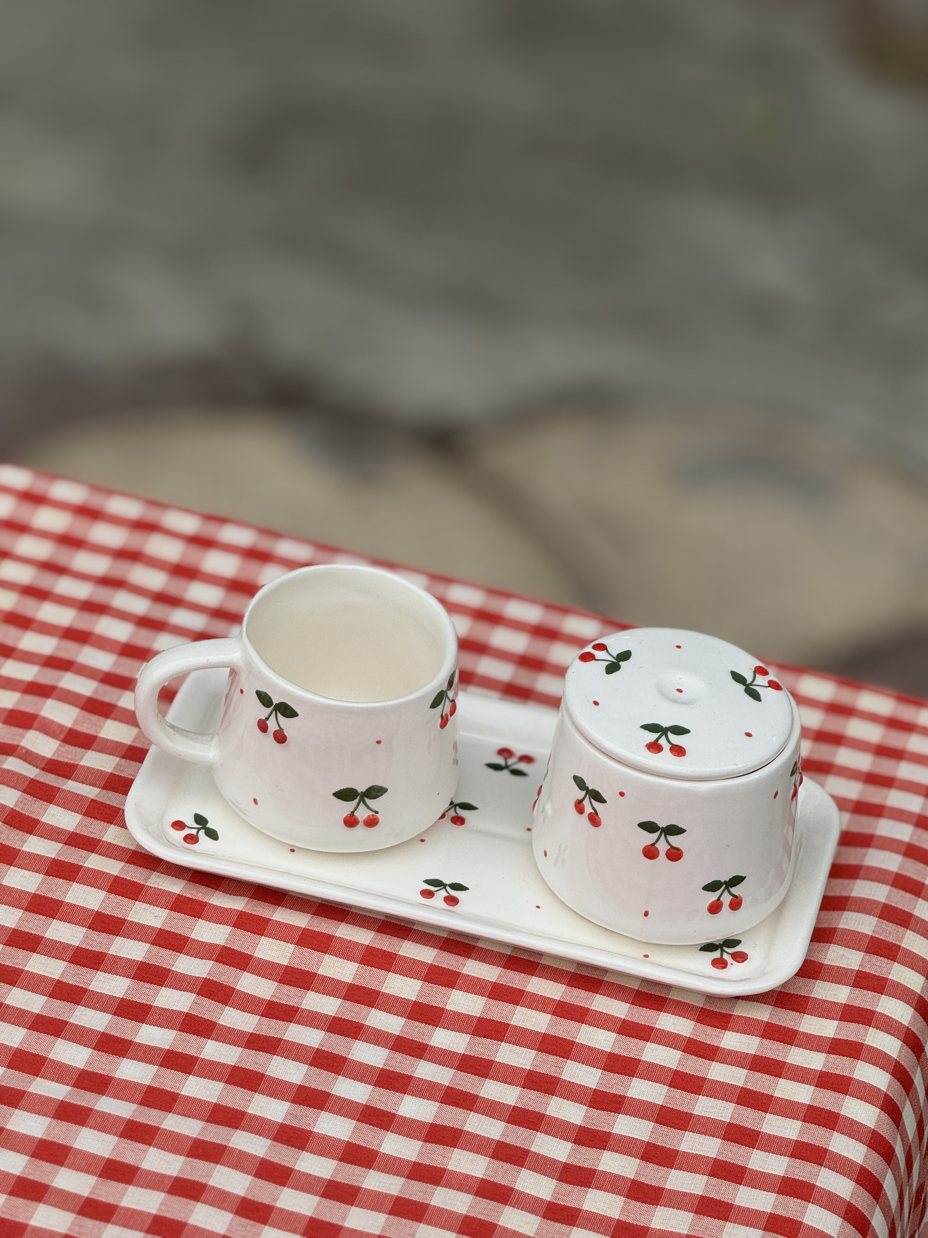 ست تک نفره گیلاس